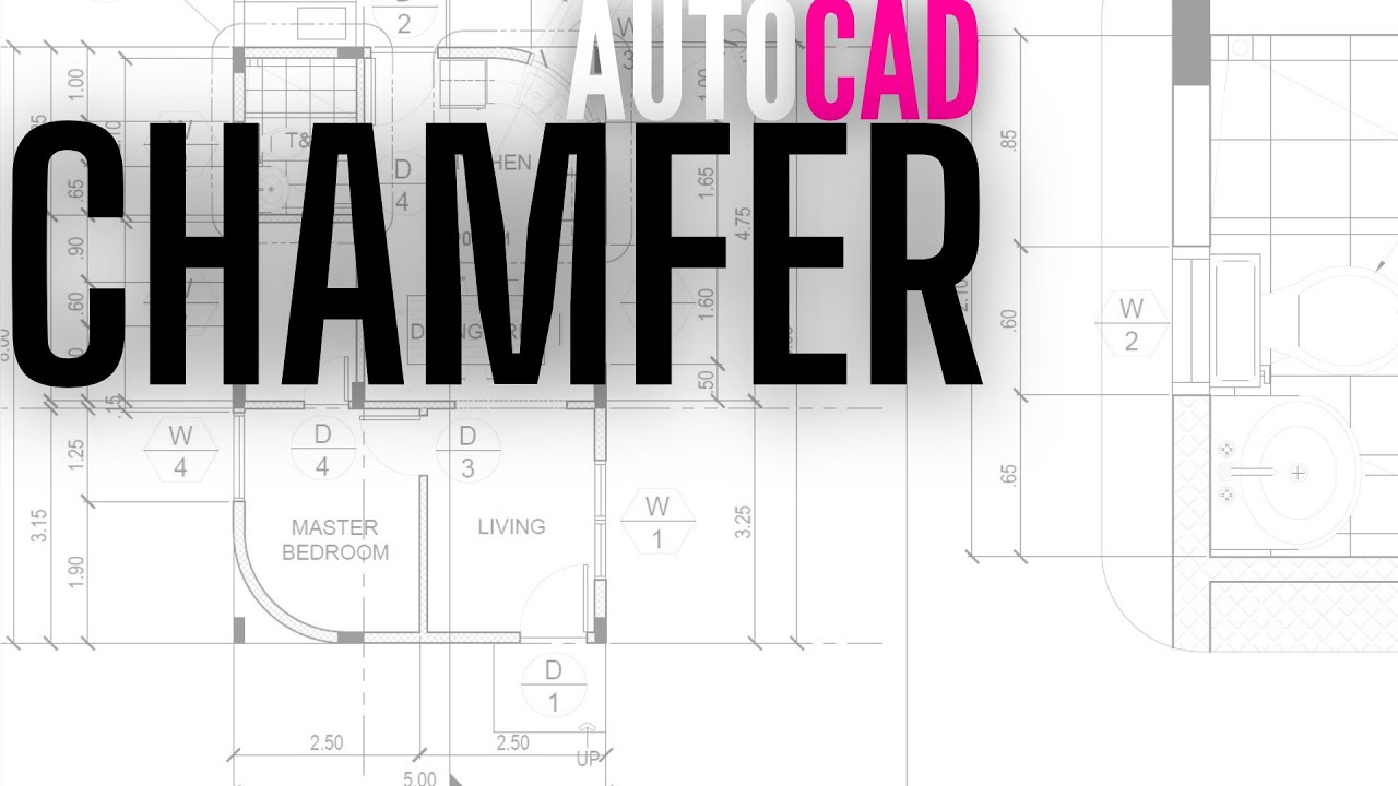CHAMFER IN AUTOCAD YouTube