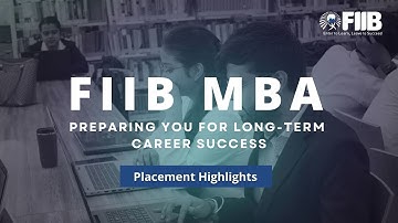 FIIB MBA Placement Highlights of Batch 2021-23
