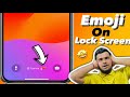 Add Emoji On Lock Screen 🤫 | How to Add Name Or Emoji On iPhone Lock Screen | Cool iPhone Feature🔥