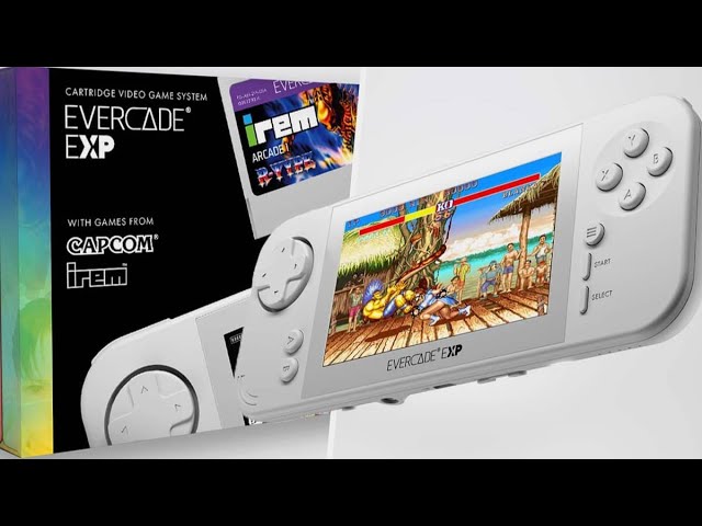 Blaze Evercade EXP - Console Portable + Capcom 18 Jeux