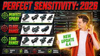 New update 4.4 pubg world best sensitivity setting control for all device PUBG mobile and bgmi