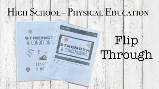 MASTER BOOKS ACADEMY STRENGTH & CONDITIONING FLIP THROUGH||HIGH SCHOOL PHYSICAL EDUCATION|HOMESCHOOL