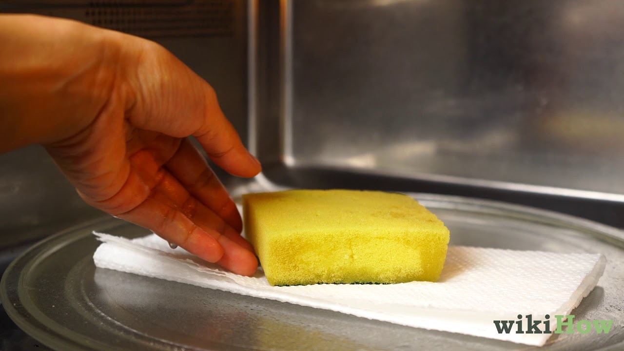 How To Clean A Sponge 3 Ways - Dishwasher, Microwave, Vinegar