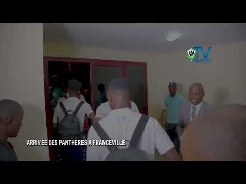 L’arrivée des Panthères à Franceville en prélude du match éliminatoire contre la RDC.