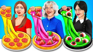 Tantangan Masak Aku Vs Nenek  Gadget Rahasia U0026 Hack Makanan Oleh Mega Game
