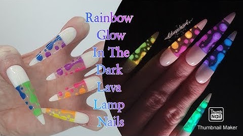 Glow in the dark nail ideas