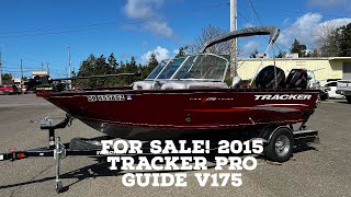 (SOLD) 2015 Tracker Pro Guide 175 W/ Mercury 115 and 15