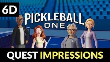 Pickleball One | VR | First Impressions & Gameplay | Meta Quest
