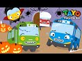 Haunted house and scary halloween bus l halloween songs l boo trick or treat l tayo the little bus