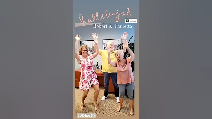Jodi Avery happy dances with Robert & Paulette!