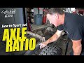 How to: Figure out Jeep Axle Ratio