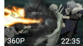 Naruto Shippuden en français episode 379 VF - Naruto Sasuke minato et Tobirama contre Obito