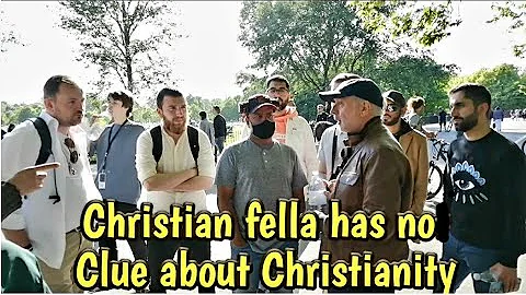 Christian man has no Clue About Christianity! Paul Williams - Speaker's corner