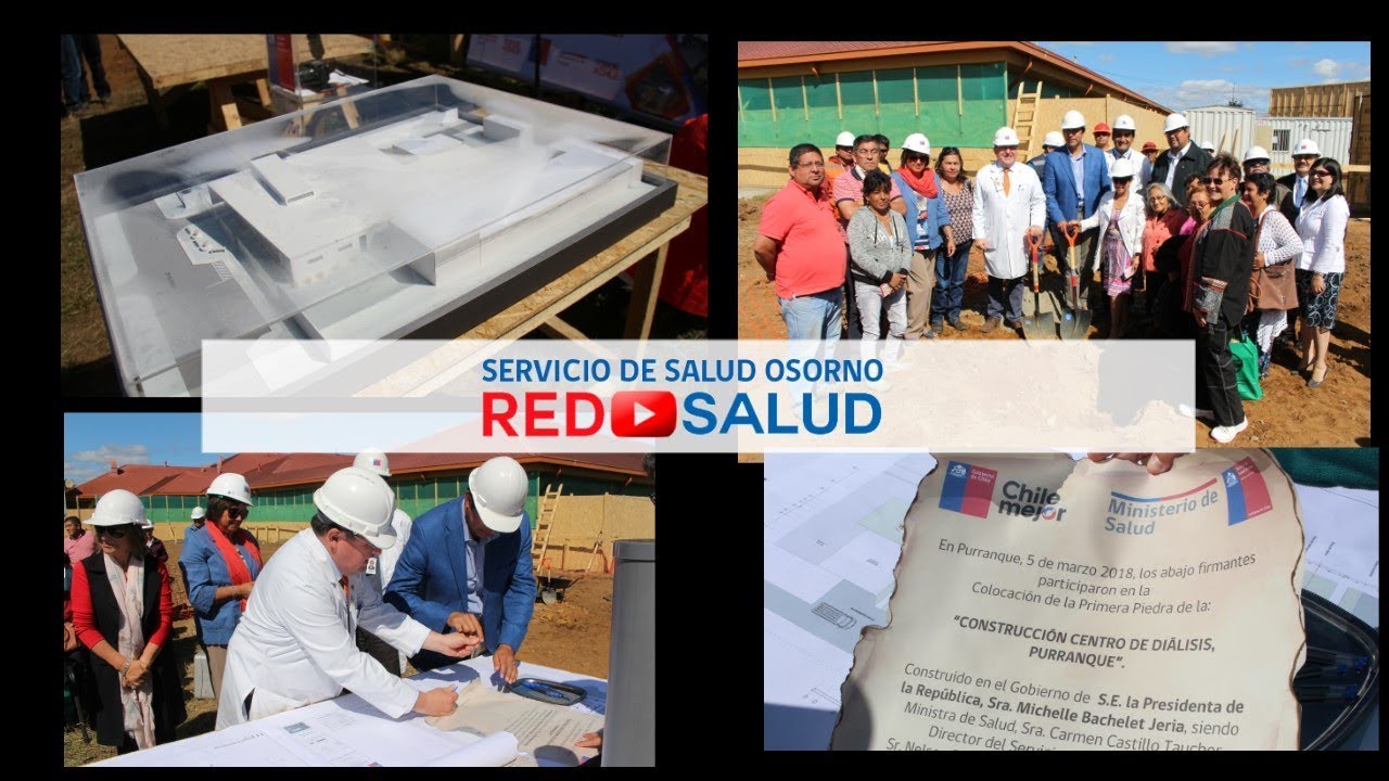 PRIMERA PIEDRA CENTRO DIÁLISIS DEL HOSPITAL DE PURRANQUE defensa y justicia