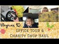 Vlogmas 13: Office Tour & Charity Shop Haul To Sell on eBay