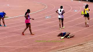 GIRL'S U20  400m RUN FINAL  AT TAMILNADU Jr. OPEN ATH. CHAMPIONSHIP-2018