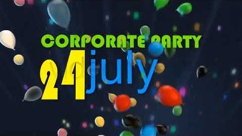 Balloon Party | After Efects Project Files