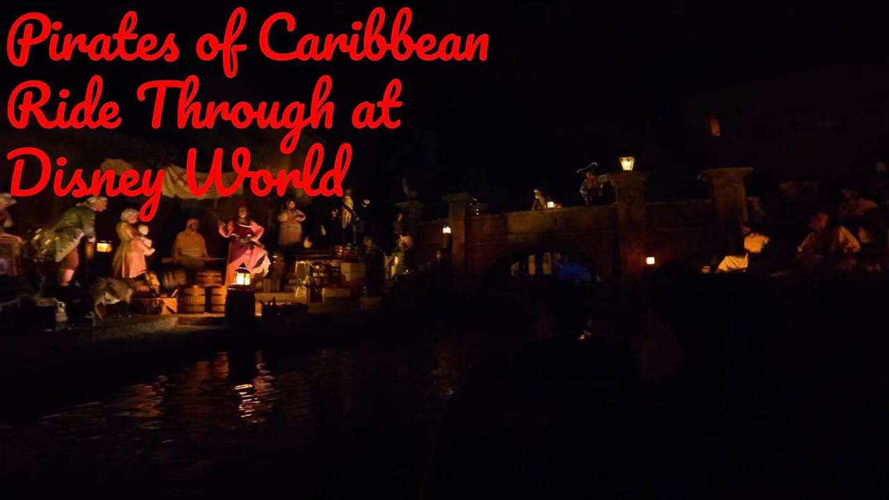 Pirates of Caribbean ride through at Disney World’s Magic Kingdom!