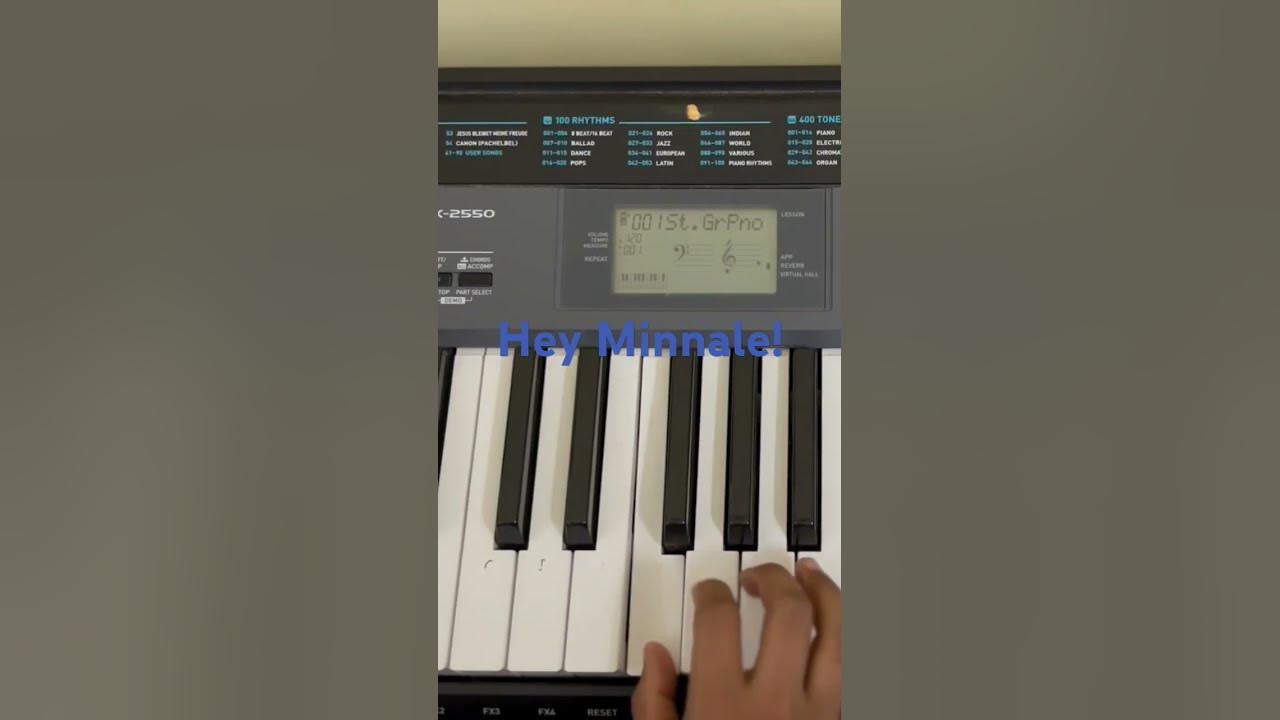 Hey Minnale! Keyboard Notes (Amaran) Song #shorts Hey Minnale! Keyboard Notes (Amaran) Song #shorts