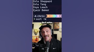 Linux tools you NEED TO KNOW -- sort