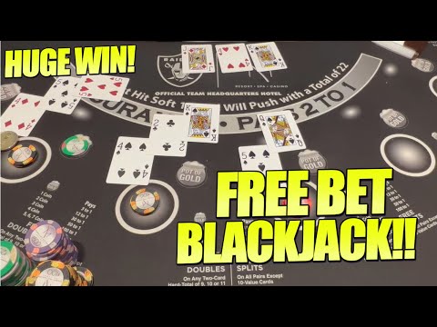 How To Win At Free Bet Blackjack: An Insane Winning Session With High Limit Bets