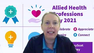 Allied Health Professions Day 2021 : what do you like about being a speech and language therapist?