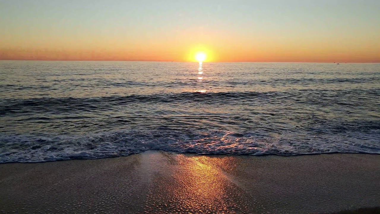 Sunrise Scene At SeaSide | Royalty Free Videos | 