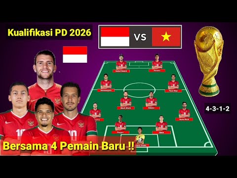 Andalkan 4 Pemain Baru !! Prediksi Line Up Indonesia vs Vietnam ~ Skuad Terbaru 6 Maret 2024