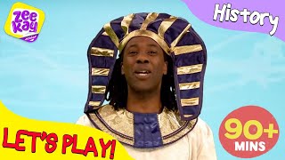 Let's Play: History For Kids | FULL EPISODE - Preschool Compilation | ZeeKay Junior