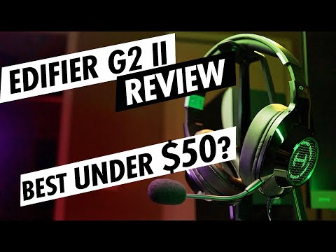 EDIFIER G2 II Review, BEST headphones for gaming UNDER $50!?