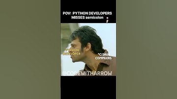 When #python developers codes in C/Java #shorts #shortvideo #memes