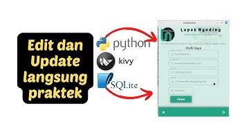 Membuat Aplikasi Android dengan Python dan Kivy | Halaman Profil Android untuk Update Data