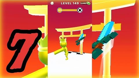Sword Play! Ninja Slice Runner - Level 149-166 - Gameplay Walkthrough Part 7 (iOS, Android)