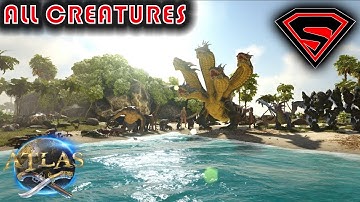 ATLAS ALL CREATURES - EVERY CREATURE IN ATLAS (HYDRA, GORGON, DRAKES, CYCLOPS & MORE)
