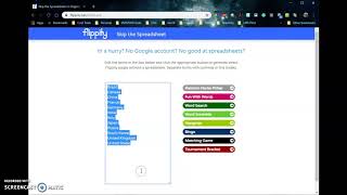 Flippity Skip the Spreadsheet