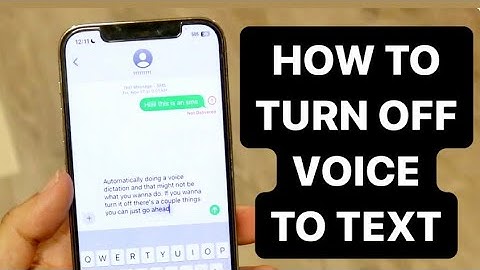 How To Turn Off Voice To Text On iPhone! (2024)