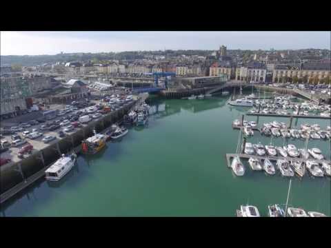 Vidéo aérienne du Port de Dieppe par drone