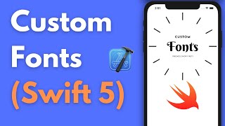 Add Custom Font to Your App (Swift 5, Xcode 12, iOS 2020) - iOS Development 2020