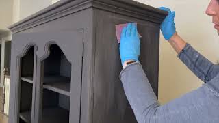 Using Chalk Paint on a China Cabinet | Furniture Makeover in a day!