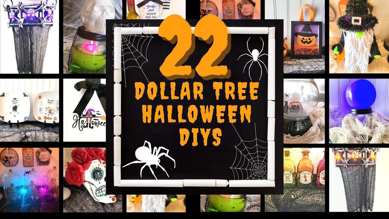 Dollar Tree Halloween Diy Home Decor Ideas! Dollar Tree Halloween ...