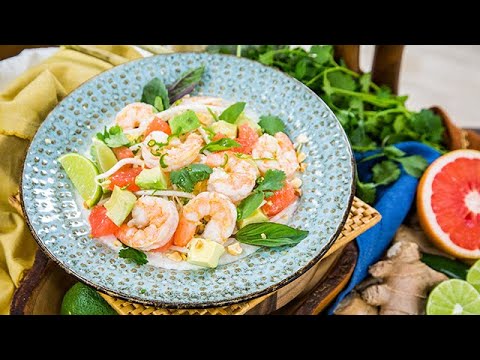 Video: Grapefruit And Shrimp Salad