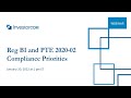 On-Demand Webinar: Reg BI and PTE 2020-02 Compliance Priorities