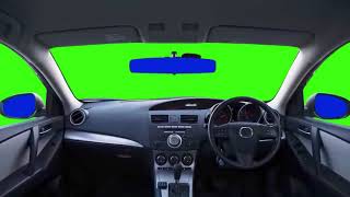 Driving Car Green Screen