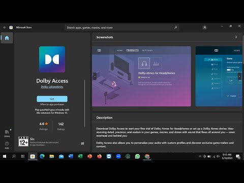 How to install Dolby Access in laptop