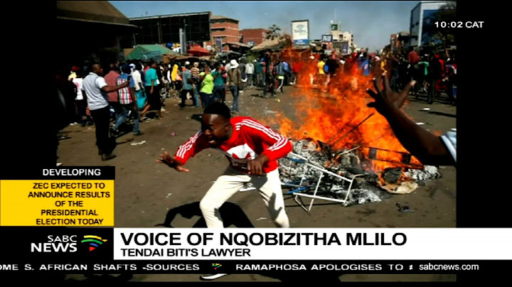 Zim election violence | Tendai Biti to hand himself over to police today