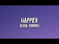 Olivia rodrigo  happier lyric