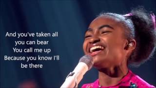 Jasmine elcock   True Colors Phil Collins on Britain's Got Talent 2016 amazing