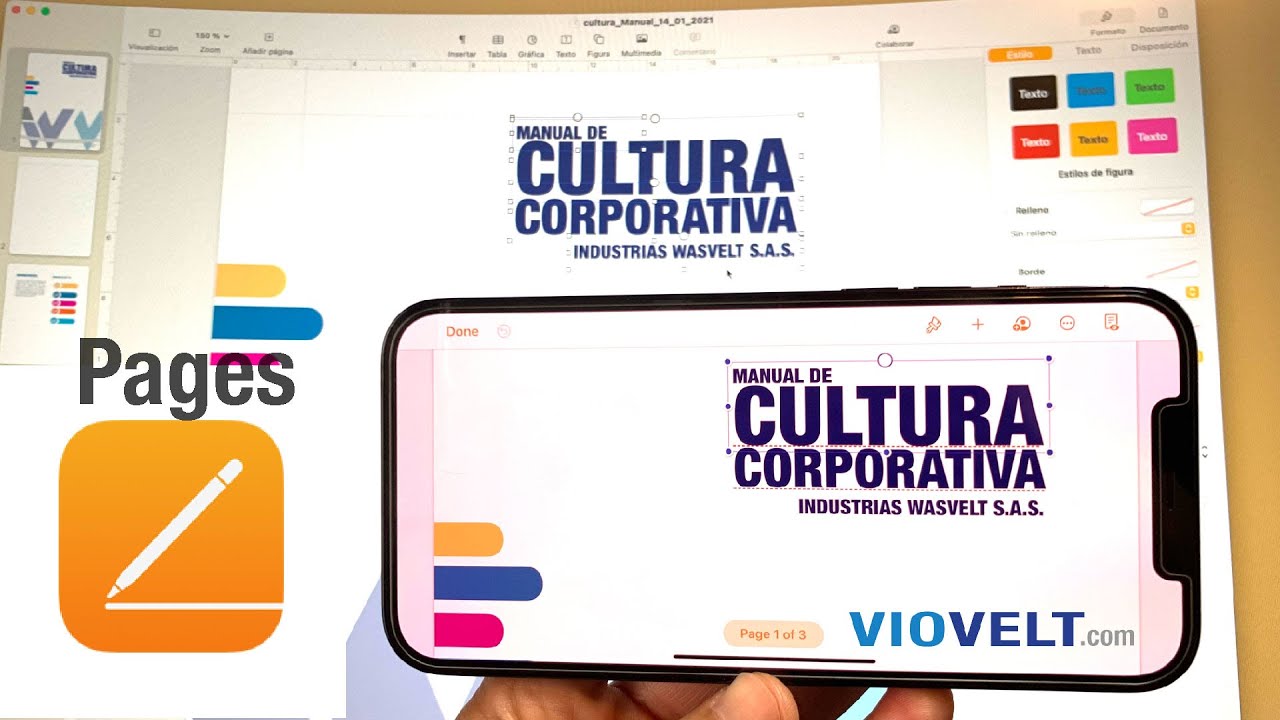 Aprender a usar Pages Mac Ayuda 2021 Taller 2 V1 Desarrollo manual Español