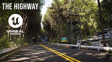 Unreal Engine 5.3 render II "THE HIGHWAY" II #render #unrealengine5 #megascans