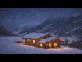 Soothing Snowstorm Sounds | Heavy Blasts of Blizzard Gusts & Frosty Wind Ambience for Sleep